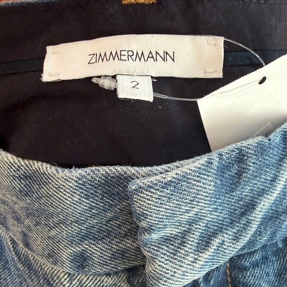 Zimmermann Women Illustration Denim Jeans NWT SIZE 2(8 us) - Picture 7 of 7